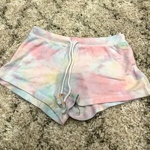 PJ SALVAGE TIE DYE PAJAMA SHORTS